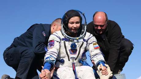 VIDEOS: Así fue el histórico regreso del primer equipo de rodaje de una película en el espacio tras permanecer 12 días en la EEI