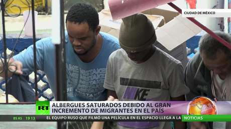 Albergues saturados en México debido al gran incremento de migrantes en el país