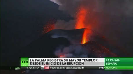 Un sismo de magnitud 4,8 se registra en la isla española de La Palma, el mayor temblor desde el inicio de la erupción volcánica