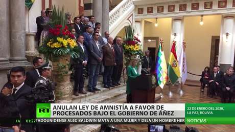 El Parlamento boliviano anula la ley de amnistía a favor de los procesados bajo el Gobierno de Jeanine Áñez