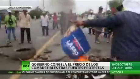 Ecuador congela el precio de los combustibles tras fuertes protestas