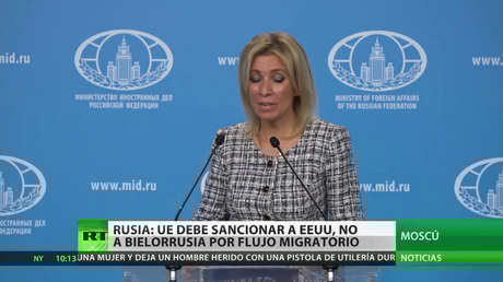 Rusia: UE debe sancionar a EE.UU., no a Bielorrusia por flujo migratorio