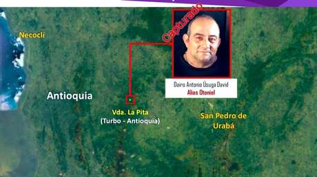 VIDEO: Militares de Colombia muestran desde el aire el área donde capturaron a 'Otoniel', líder del Clan del Golfo
