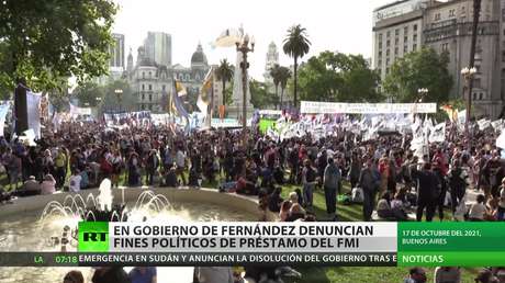 Ministro de Economía del Gobierno argentino denuncia fines políticos del préstamo del FMI