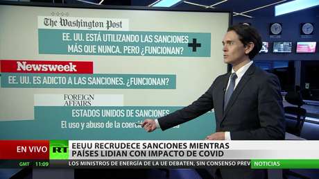 EE.UU. recrudece las sanciones mientras los países lidian con el impacto del covid-19