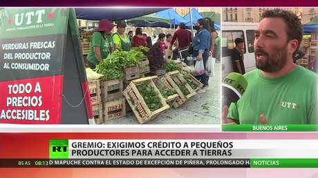 Agricultores argentinos acampan ante el Congreso reclamando la ley de acceso a tierras