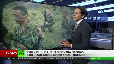 EE.UU. y Colombia luchan conjuntamente contra las drogas, pero los resultados apuntan al fracaso