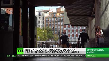 El Tribunal Constitucional de España declara ilegal el segundo estado de alarma