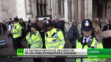 La defensa de Assange refuta el recurso de EE.UU. para extraditar a Julian Assange