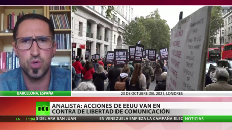"Lo que está haciendo EE.UU. contra Assange es como una nueva caza de brujas a nivel internacional"