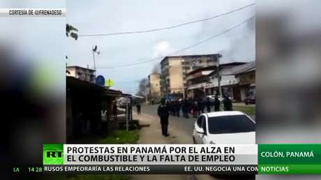 Panameños salen a la calle para protestar por el alza del combustible y la falta de empleo