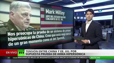 Tensión entre China y EE.UU. por la supuesta prueba de arma hipersónica