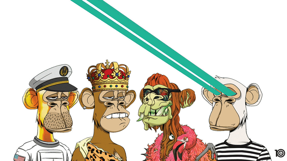 El sello musical más grande del mundo crea la primera agrupación para metaverso, compuesta por cuatro monos NFT