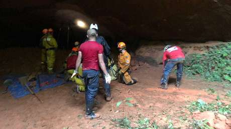 Confirman la muerte de 9 bomberos tras el derrumbe de la gruta donde realizaban un entrenamiento en Brasil