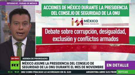 México asume la presidencia del Consejo de Seguridad de la ONU durante noviembre