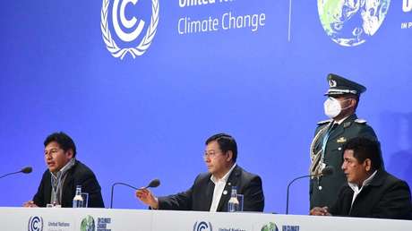 Bolivia rechaza la "mercantilización de la Madre Tierra" durante la COP26