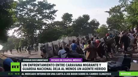 México: Un enfrentamiento entre migrantes y la Guardia Nacional deja varios efectivos heridos