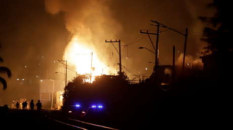 Divulgan un nuevo video del momento exacto de la explosión de un gasoducto en México