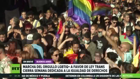 Buenos Aires celebra la tradicional marcha anual del orgullo LGBTIQ+