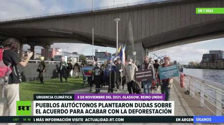 Activistas y organizaciones indígenas critican durante la COP26 la gestión de las autoridades en materia climática