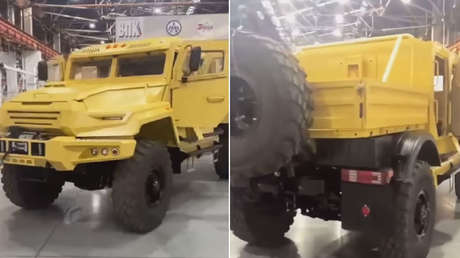 VIDEO: Fabricante ruso de vehículos militares presenta su nuevo todoterreno blindado multiuso