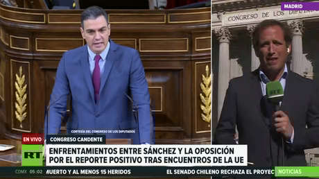 Polémica en el Congreso español tras la intervención de Pedro Sánchez en la que resaltó la tendencia positiva en la economía del país