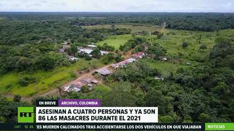 El asesinato de cuatro personas en el sureste de Colombia eleva a 86 las masacres registradas en 2021