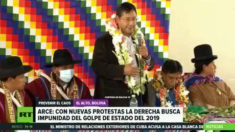 Arce pide al nuevo mando policial a defender la democracia en Bolivia tras un ultimátum de la oposición