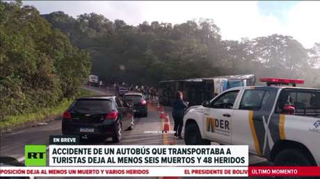 Al menos 6 muertos y 48 heridos en un accidente de autobús en Brasil