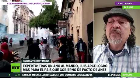 Experto: Tras un año al mando, Luis Arce logró más para Bolivia que el Gobierno de facto de Jeanine Áñez