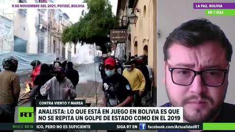 Analista: Lo que está en juego en Bolivia es que no se repita un golpe de Estado como en 2019