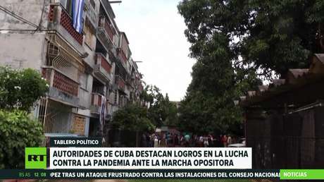 Autoridades de Cuba destacan logros en la lucha contra la pandemia ante la marcha opositora