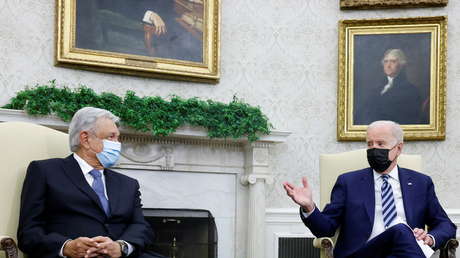 Biden recibe a López Obrador en la Casa Blanca y destaca la "nueva relación" de igualdad entre EE.UU. y México