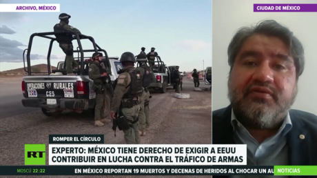 Experto: México tiene derecho a exigir a EE.UU. que contribuya a la lucha contra el tráfico de armas