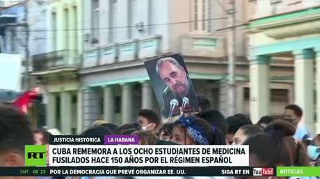 Cuba recuerda a los ocho estudiantes de medicina fusilados hace 150 años por el régimen español