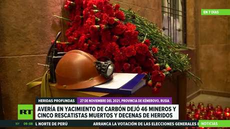 Avería en un yacimiento de carbón en Siberia dejó 46 mineros y 5 rescatistas muertos y decenas de heridos