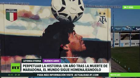 Perpetuar la historia: el mundo sigue homenajeando a Maradona un año después de su muerte