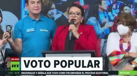 Con más de la mitad de los votos computados, la candidata de izquierda Xiomara Castro lidera las elecciones presidenciales en Honduras