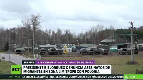 Presidente de Bielorrusia denuncia asesinato de migrantes en zona limítrofe con Polonia