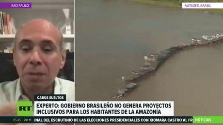 Las autoridades de Brasil destruyeron cientos de instalaciones dedicadas a la minería ilegal en un rio de la Amazonía