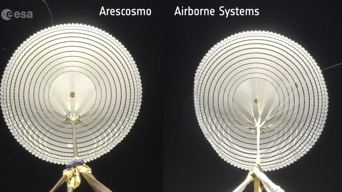 El paracaídas más grande para descender a Marte supera con éxito las primeras pruebas a gran altitud