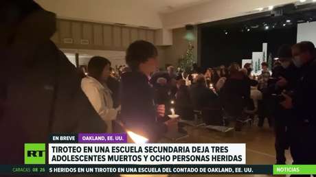 Rinden tributo con una vigilia en EE.UU. a las víctimas del tiroteo en la escuela de Míchigan