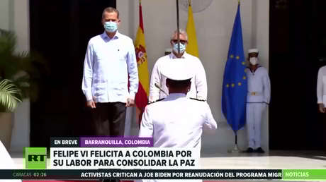 Felipe VI aplaude los esfuerzos de Colombia por consolidar la paz