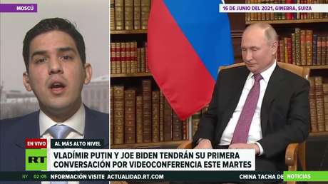 Putin y Biden conversarán este martes por videoconferencia