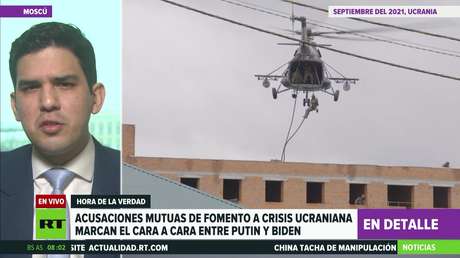 Acusaciones mutuas de fomentar la crisis ucraniana marcan el cara a cara de Putin y Biden