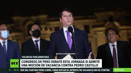El Congreso de Perú debate si admite una moción de vacancia contra Pedro Castillo