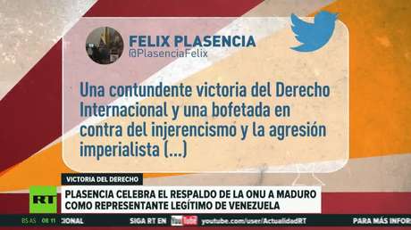 Venezuela celebra el respaldo de la ONU a Maduro como representante legítimo del país