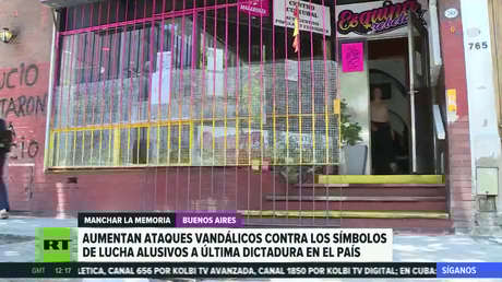 Aumentan los ataques vandálicos contra los símbolos alusivos a la dictadura en Argentina