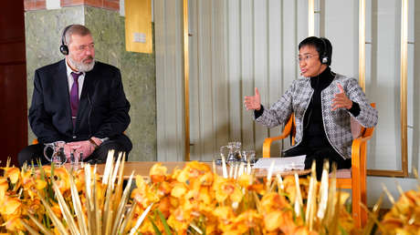 Entregan en Oslo el Premio Nobel de la Paz a la periodista filipina Maria Ressa y al ruso Dmitri Murátov