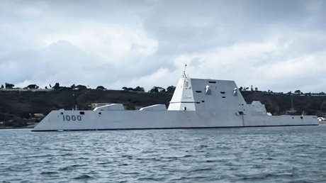 El casco oxidado del USS Zumwalt, el más costoso destructor de EE.UU., lo hunde en un mar de críticas (IMÁGENES)